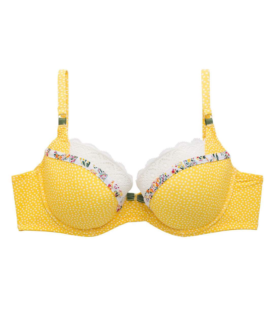 Soutien-gorge ampliforme coque moulée jaune Eole