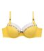 Soutien-gorge ampliforme coque moulée jaune Eole