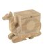 Coffre Chameau en Bois Perle du Sahara 69cm Naturel-1
