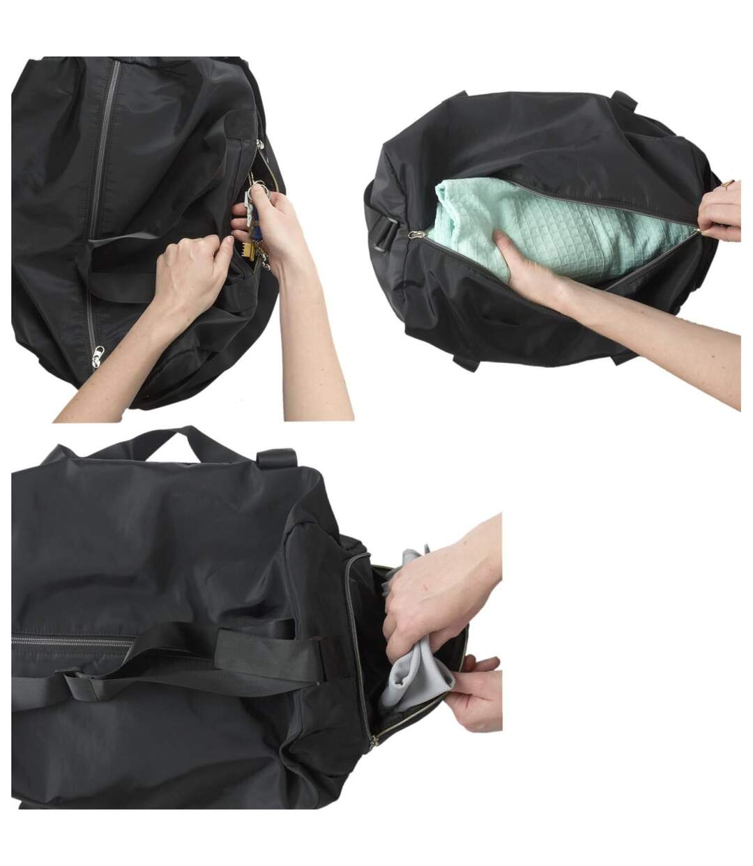 Sac de Sport Multi Compartiments 49cm Noir-2