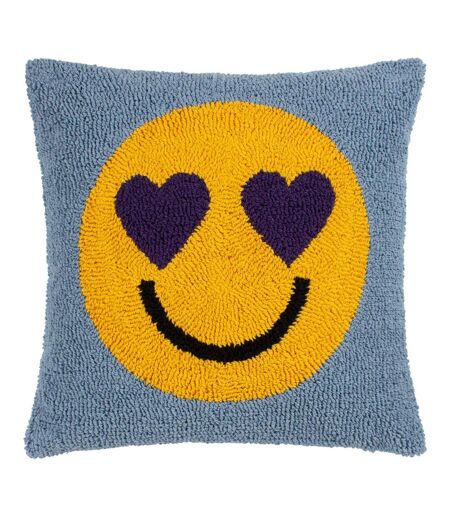 Housse de coussin 45 cm x 45 cm bleuet Heya Home Heya Home