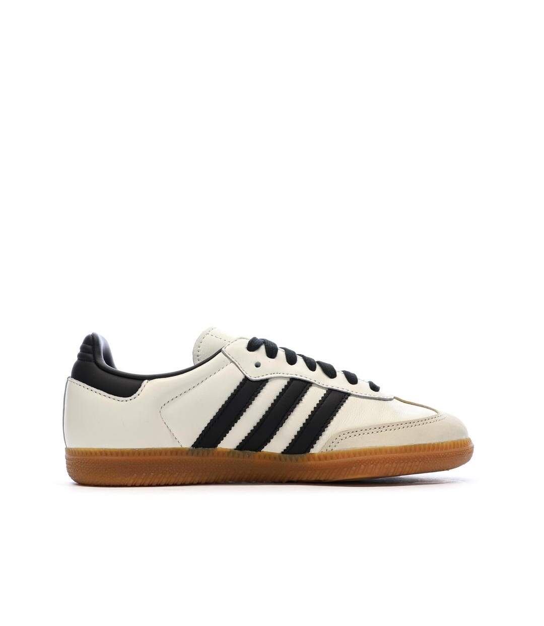 Samba baskets beige/noir femme adidas-2