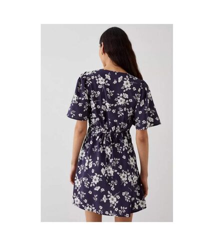 Dorothy Perkins Womens/Ladies Floral Flutter Mini Dress (Navy) - UTDP2018