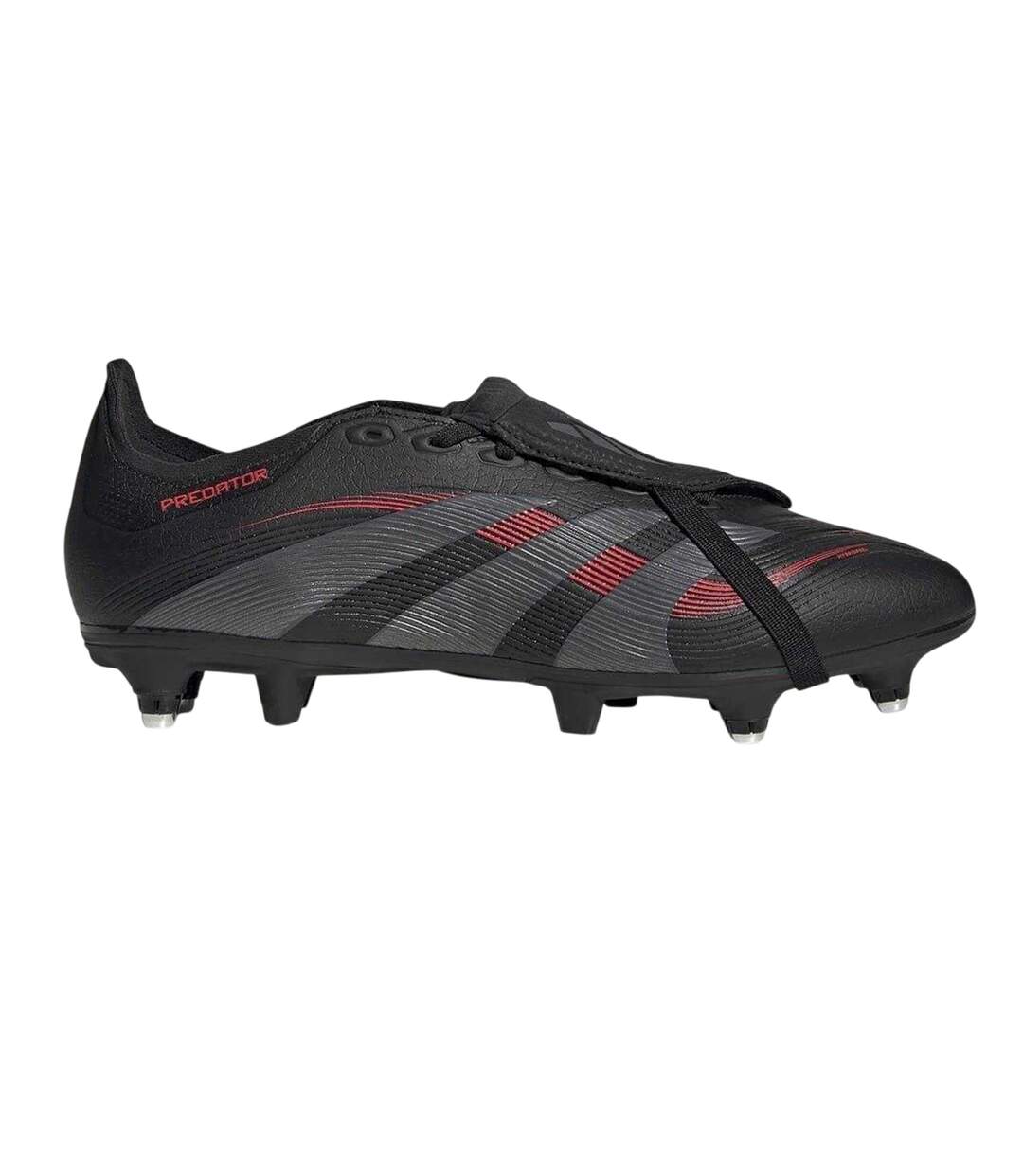 Chaussures De Foot Pour Terrain Souple Motif/style Se Rabat Sur L´avant  Club Fxg Homme Noir Predator-1
