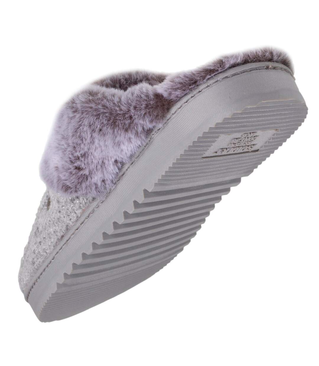 Isotoner Chaussons Mules femme ultra confortables, bordure en fausse fourrure-5