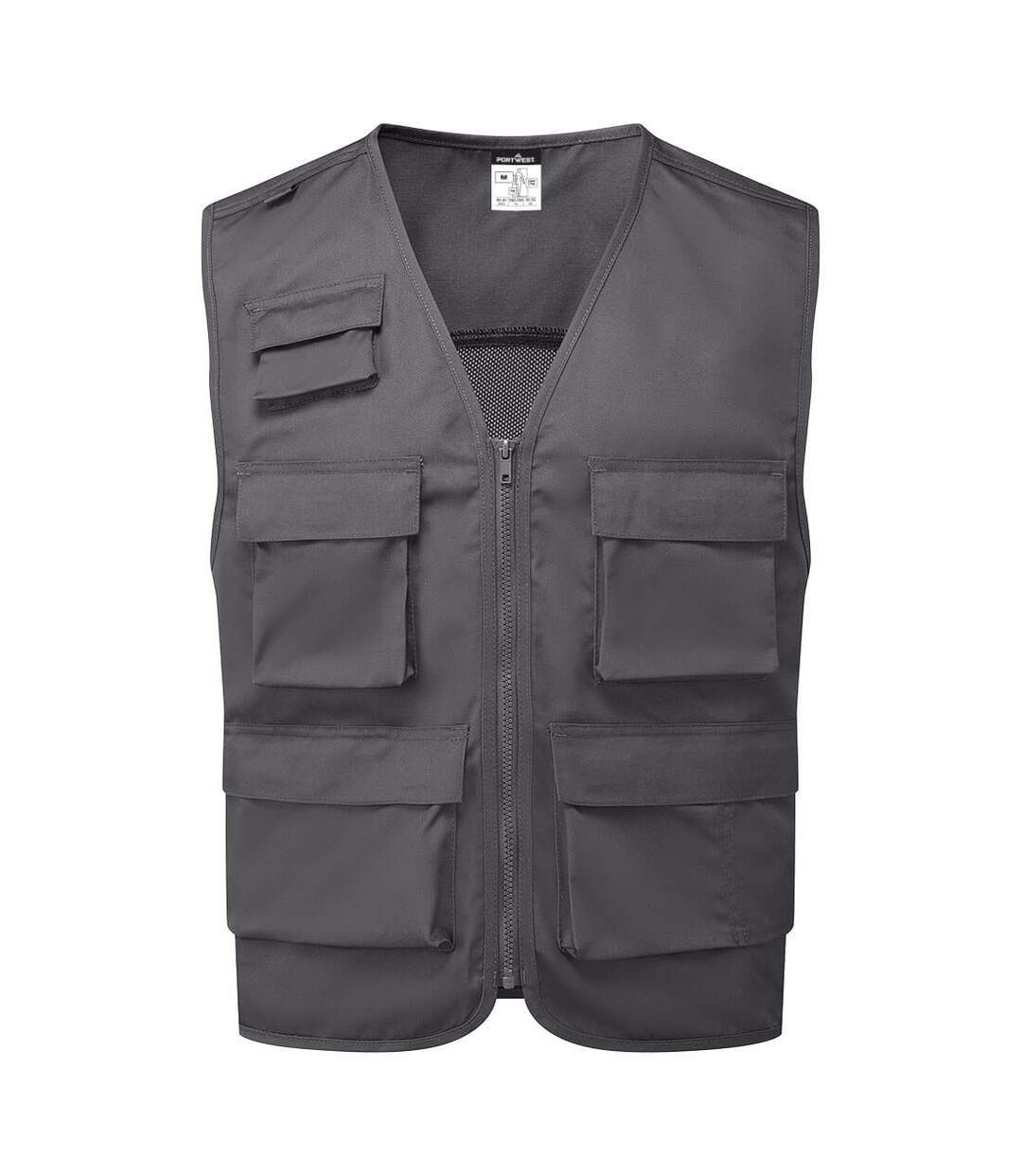 Gilet De Sécurité Adulte Gris Métal Portwest-1