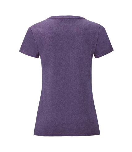 Fruit Of The Loom - T-shirt manches courtes ICONIC - Femme (Violet chiné) - UTPC3400