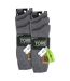 6 Pack Mens Plain Crew Sport Socks - Soft Cotton Everyday Athletic Socks-2