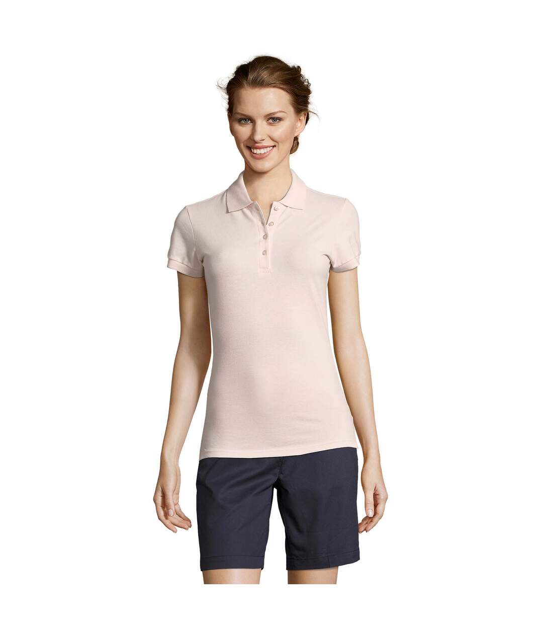 Polo People Femme Rose Pâle SOLS-1