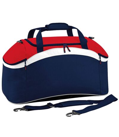 Bagbase - Sac de sport TEAMWEAR (Bleu marine / Rouge / Blanc) (Taille unique) - UTBC5499