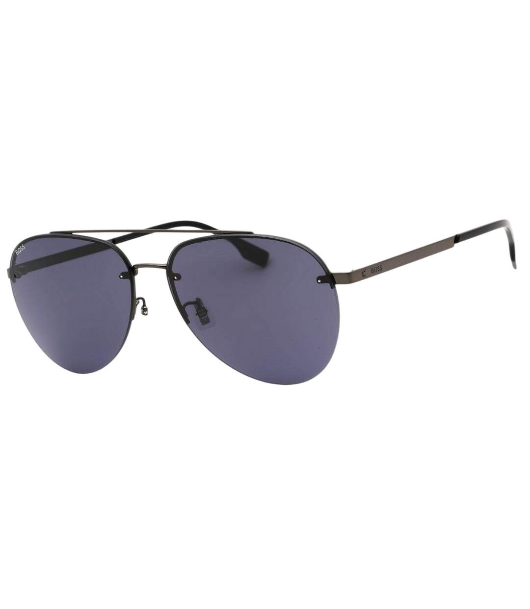 Lunettes De Soleil Homme Taille Unique Ruthénium Foncé Noir Hugo Boss-2