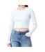T-shirt bleu femme jjxx feline-1