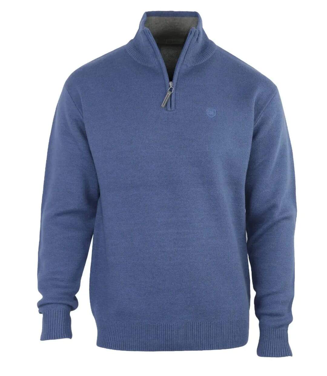 Pull camionneur col montant zippé avec laine PYLONE1-1