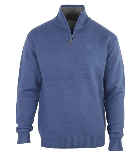 Pull camionneur col montant zippé avec laine PYLONE1
