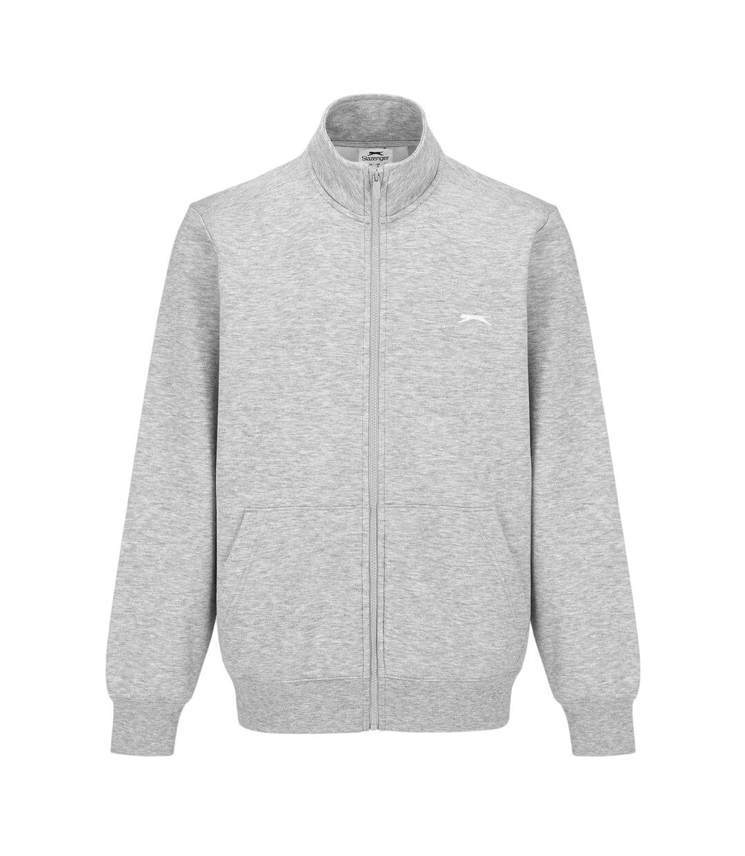Veste Motif/style Logo Homme Gris Chiné Slazenger-2