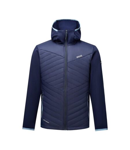 Mens Andreson Marl Hybrid Jacket Navy Dusky Blue Regatta