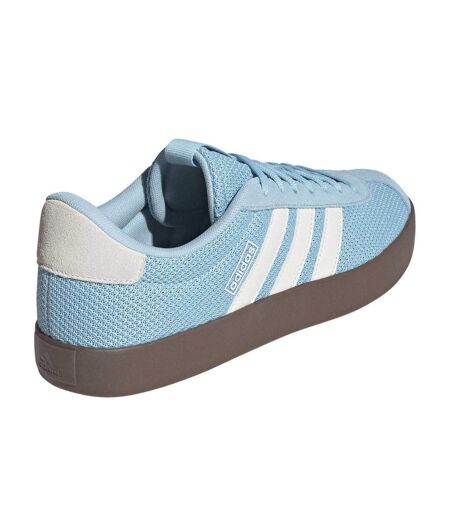 Mens Vl Court 3.0 Suede Trainers Blue White Gum Adidas