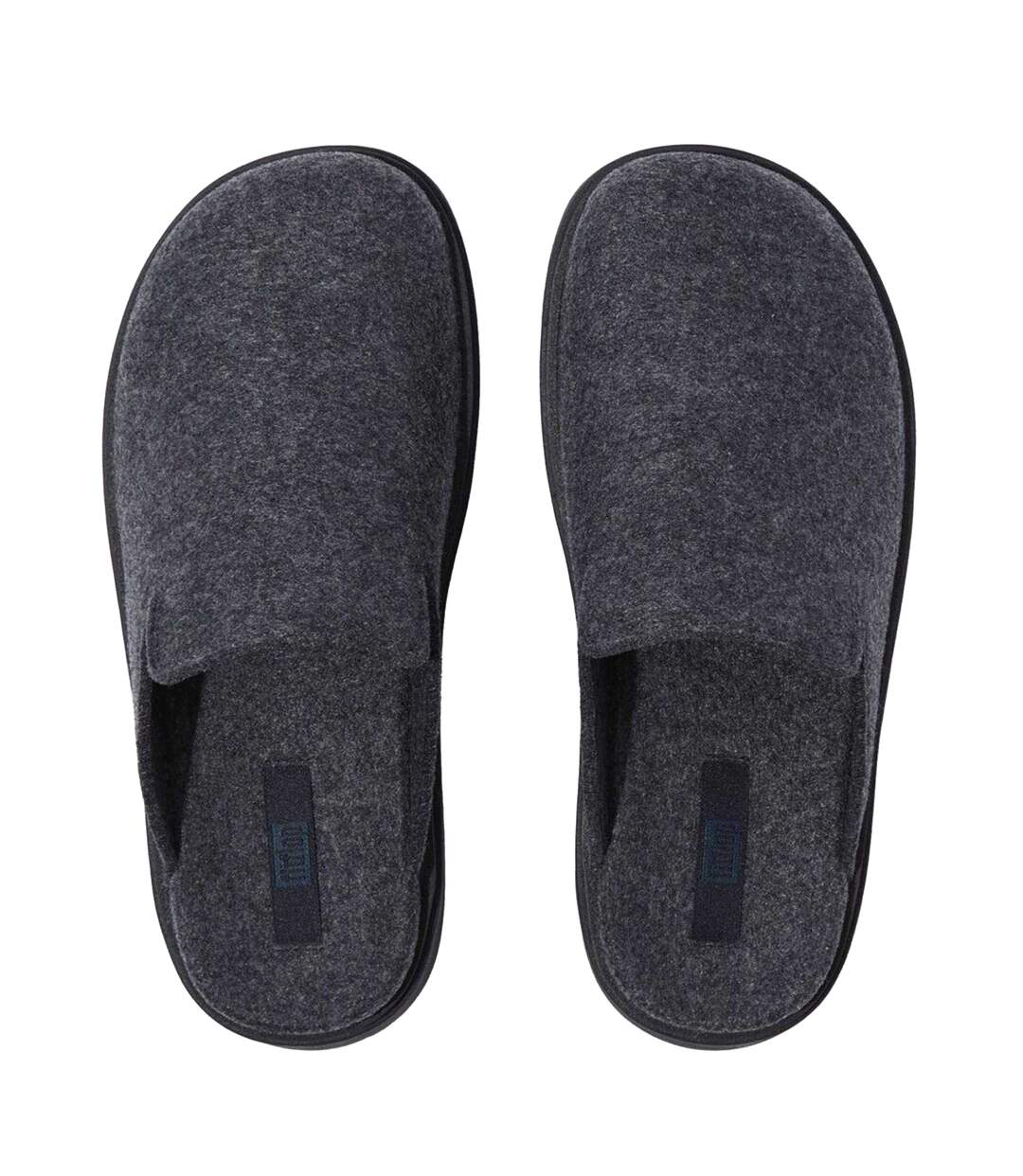 Womens/ladies Gen-ff Suede Mules Navy Fit Flop-3