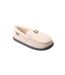 Mens Aspen Faux Suede Moccasin Slippers Grey Lyle & Scott-1