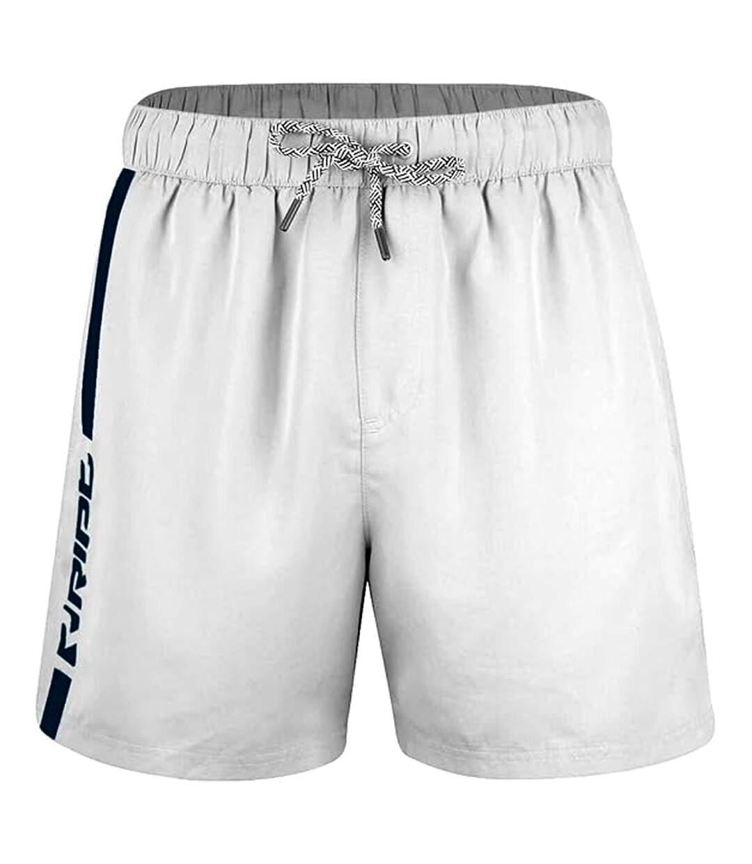 Short de bain homme blanc / bleu marine RIPT Essentials-1