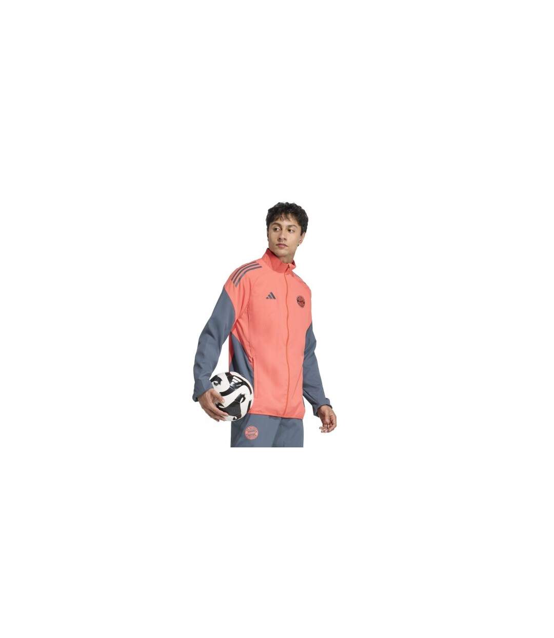 Mens Tiro 25 Competition Fc Bayern Munich Track Jacket Orange Adidas-1
