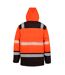 SAFE-GUARD by Result Unisex Adult Softshell Printable Coat (Fluorescent Orange/Black) - UTBC5600