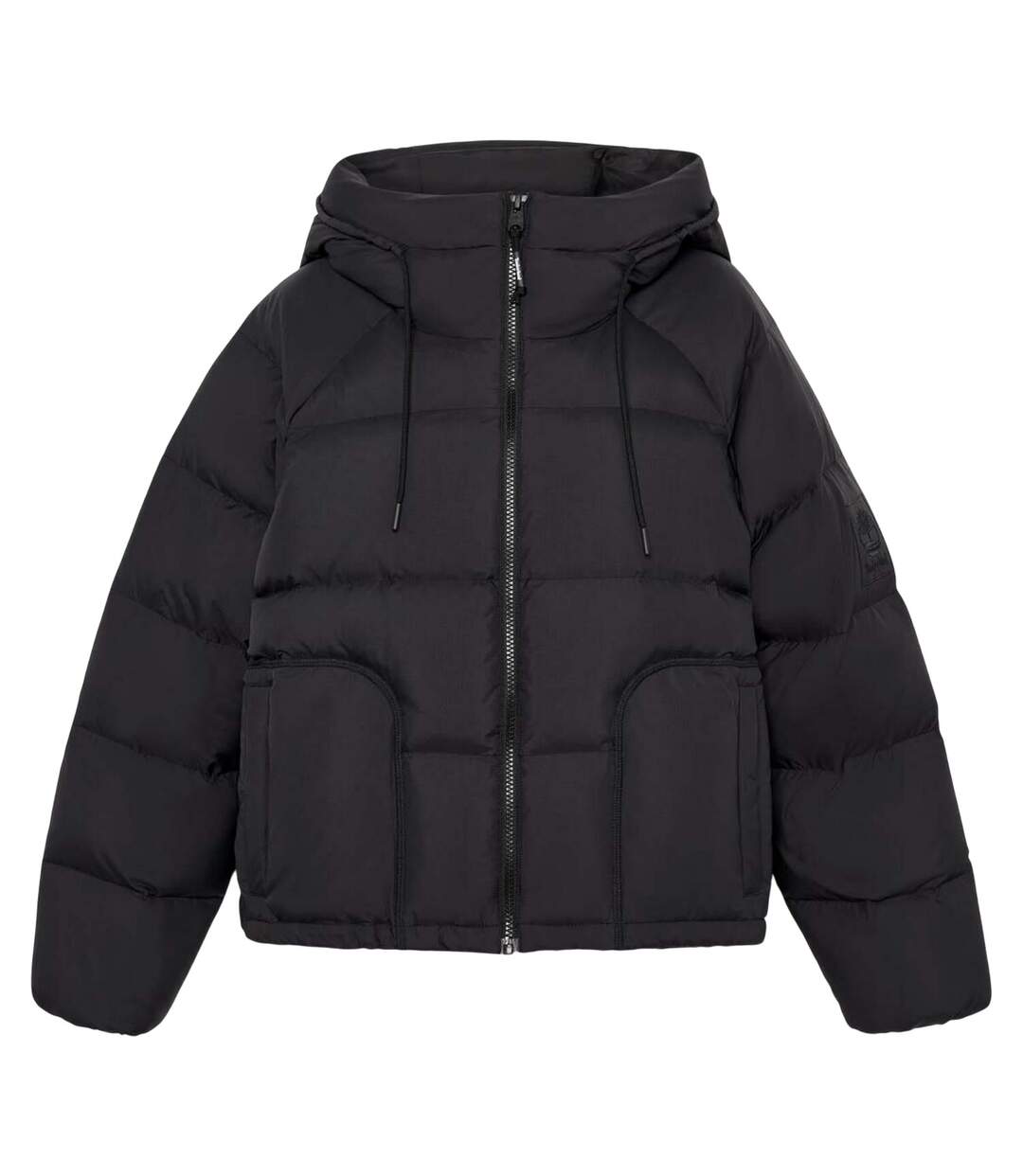 Womens/ladies Recycled Down Padded Jacket Black Timberland-1