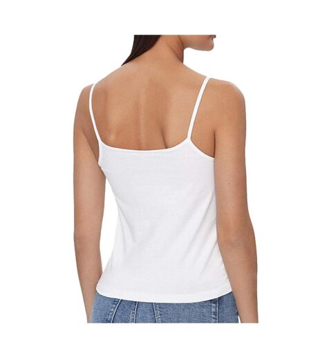 Débardeur blanc femme calvin klein jeans strappy - l