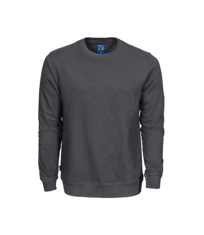 Mens Round Neck Sweatshirt Grey Projob