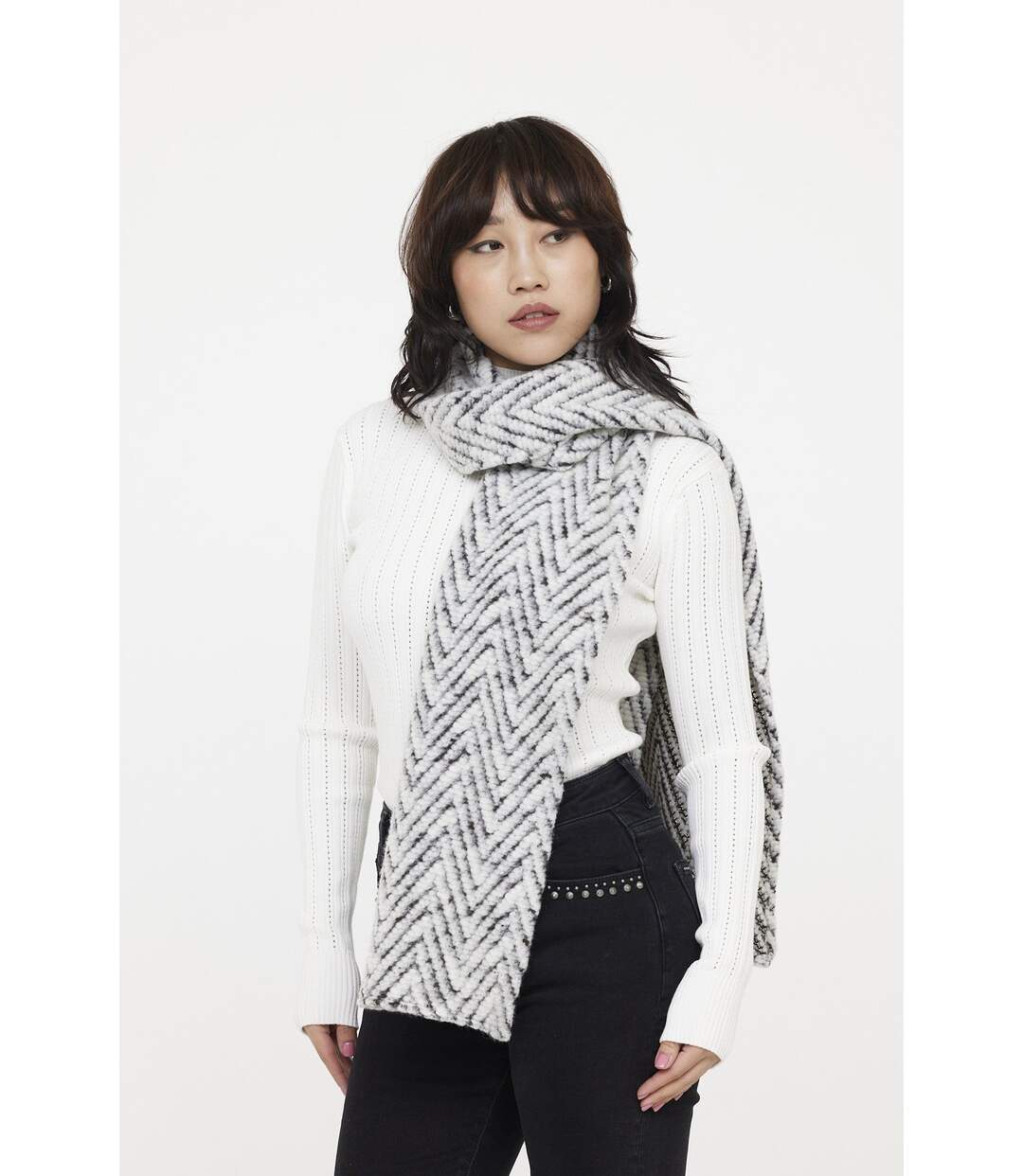 Echarpe WALNOF Ivory-2