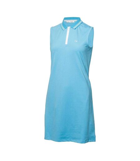 Robe Droite Golf Femme Bleu Clair Calvin Klein