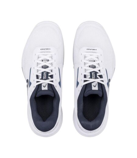 Mens Revolt Court 5.0 Padel Shoes White Blueberry Head