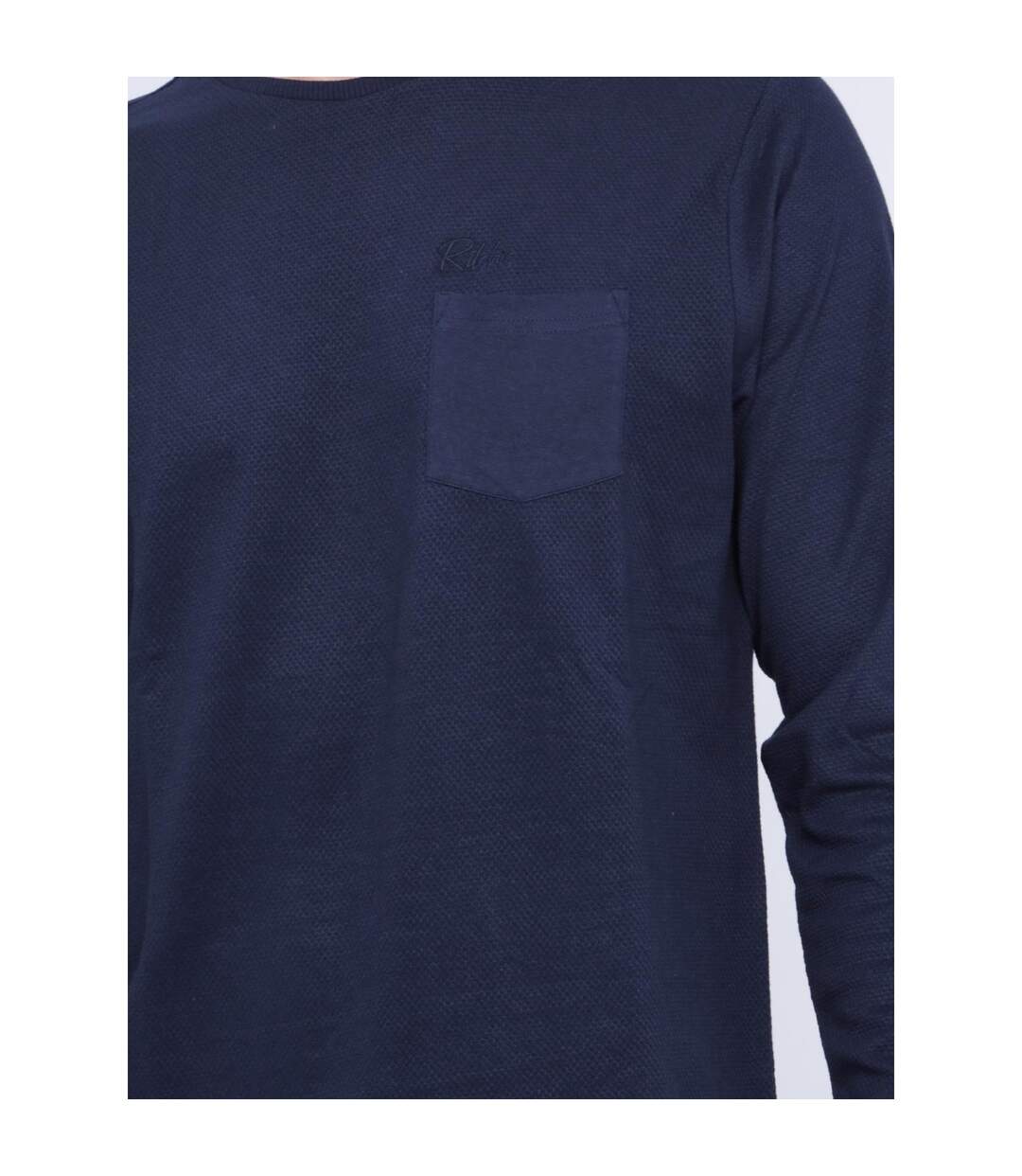 T-shirt manches longues col rond pur coton JARGOTTE-3