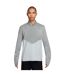 Mens Pacer Dri-fit Quarter Zip Top Platinum Nike-1