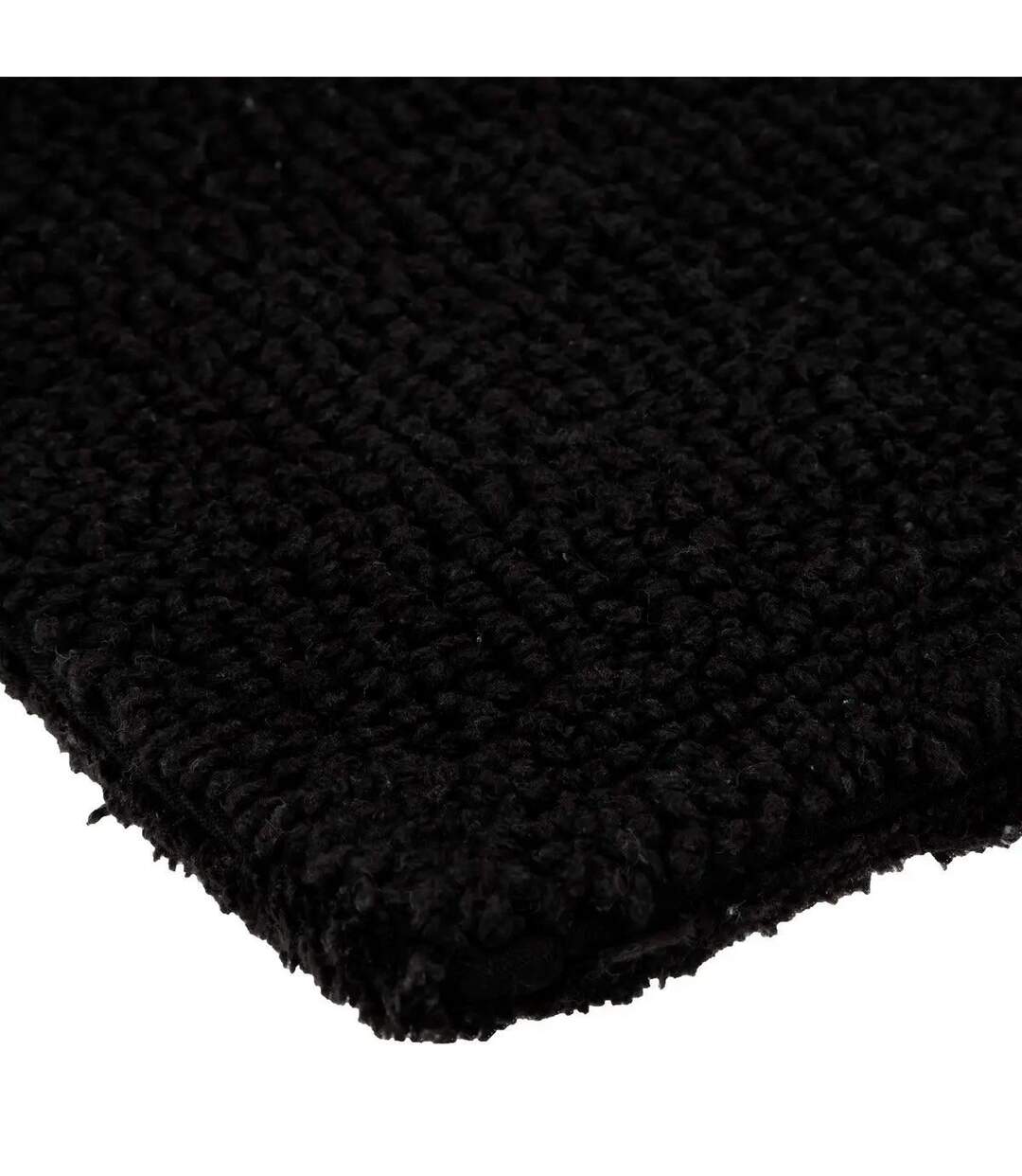 Tapis de Salle de Bain Réversible 50x80cm Noir-3