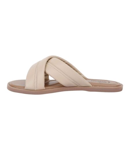 Womens/ladies carradine slip-on sandals white pepper Regatta