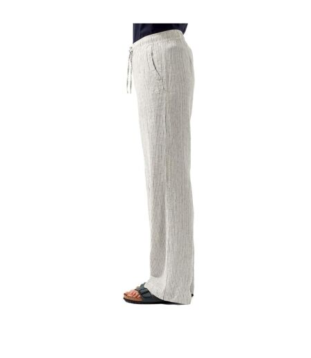 Craghoppers Womens/Ladies Linah Striped Lounge Pants (Cool White/Navy) - UTCG1573