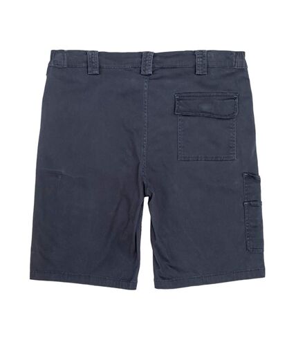 Result Mens Workguard Slim Chino Shorts (Navy Blue)