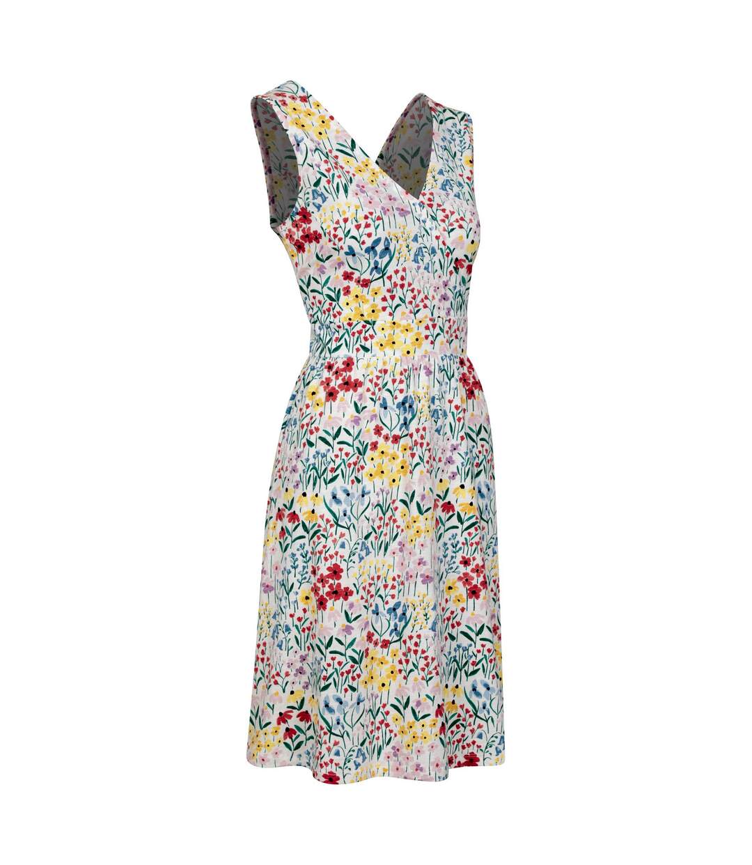 Womens/ladies newquay midi dress white Mountain Warehouse