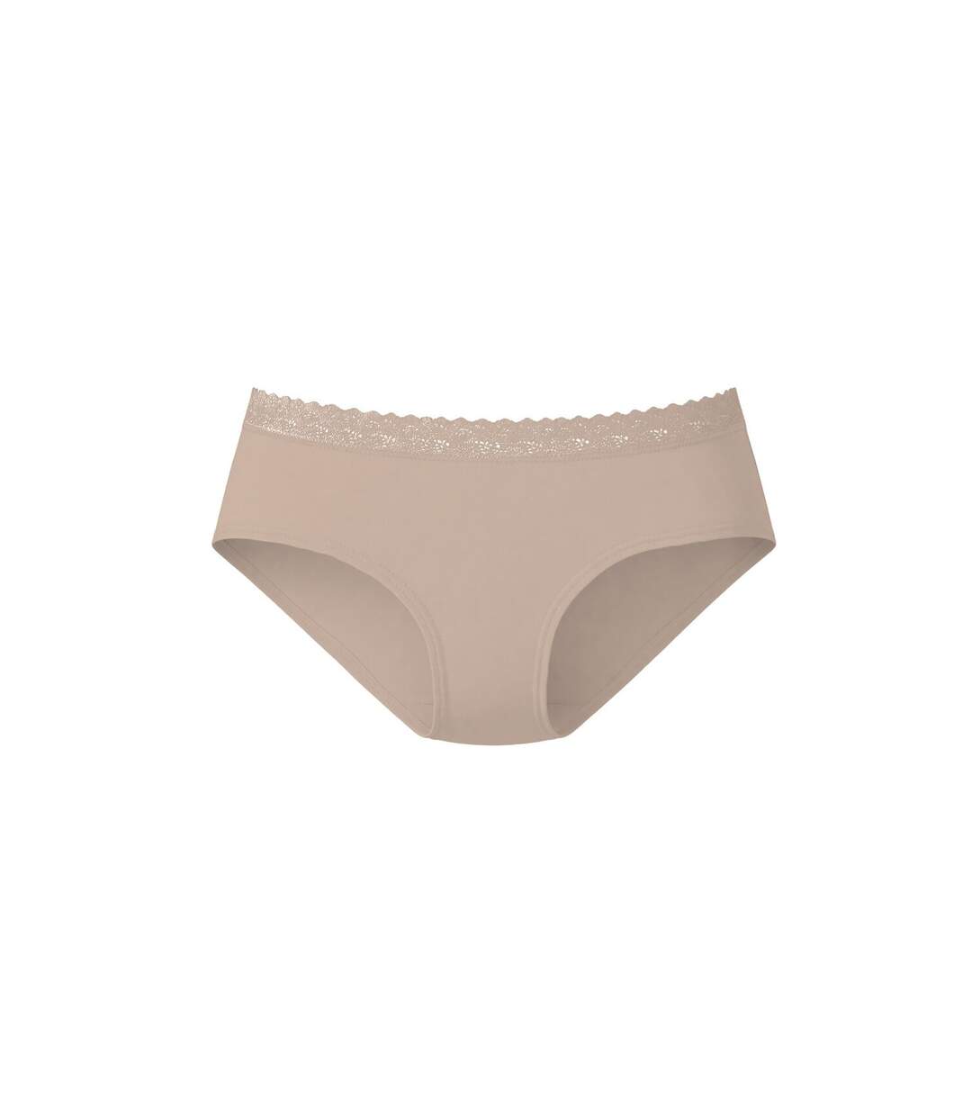 Lot de 3 culottes femme en coton uni et ceinture en dentelle Uni Pierre Cardin-3
