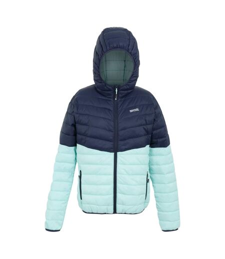 Doudoune Imperméable Hillpack Femme Bleu Marine Bleu Clair Pastel Regatta