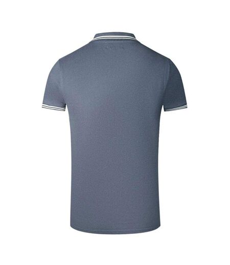 Polo Motif Col À Double Rayure Adulte Bleu Marine Blanc Cavalli Class