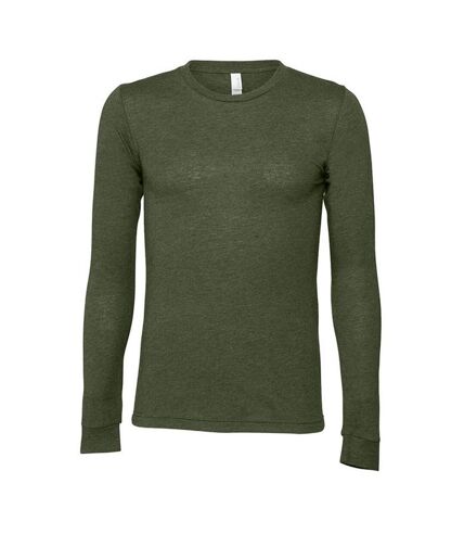 Bella + Canvas Unisex Adult Jersey Long-Sleeved T-Shirt (Military Green)