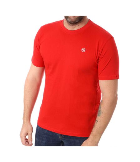 T-shirt Rouge Homme Sergio Tacchini Iconic
