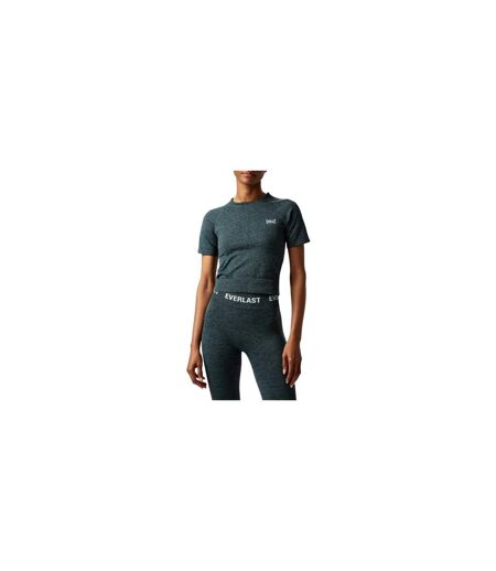 Haut Court Sport Motif/style Logo Femme Vert Chiné Everlast
