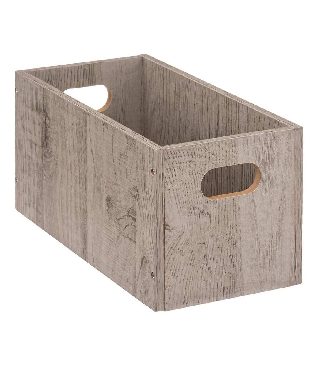 Boîte de Rangement en Bois Mix n'Modul 15x30cm Gris-1