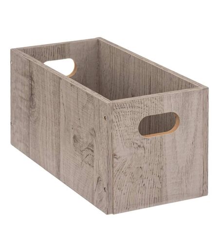 Boîte de Rangement en Bois Mix n'Modul 15x30cm Gris