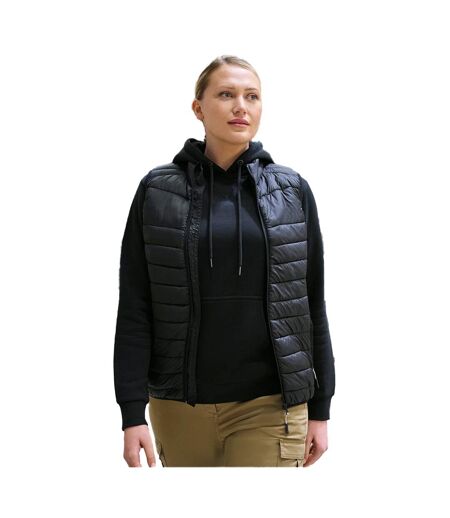 Womens/ladies Skyline Core Padded Gilet Black Brook Taverner