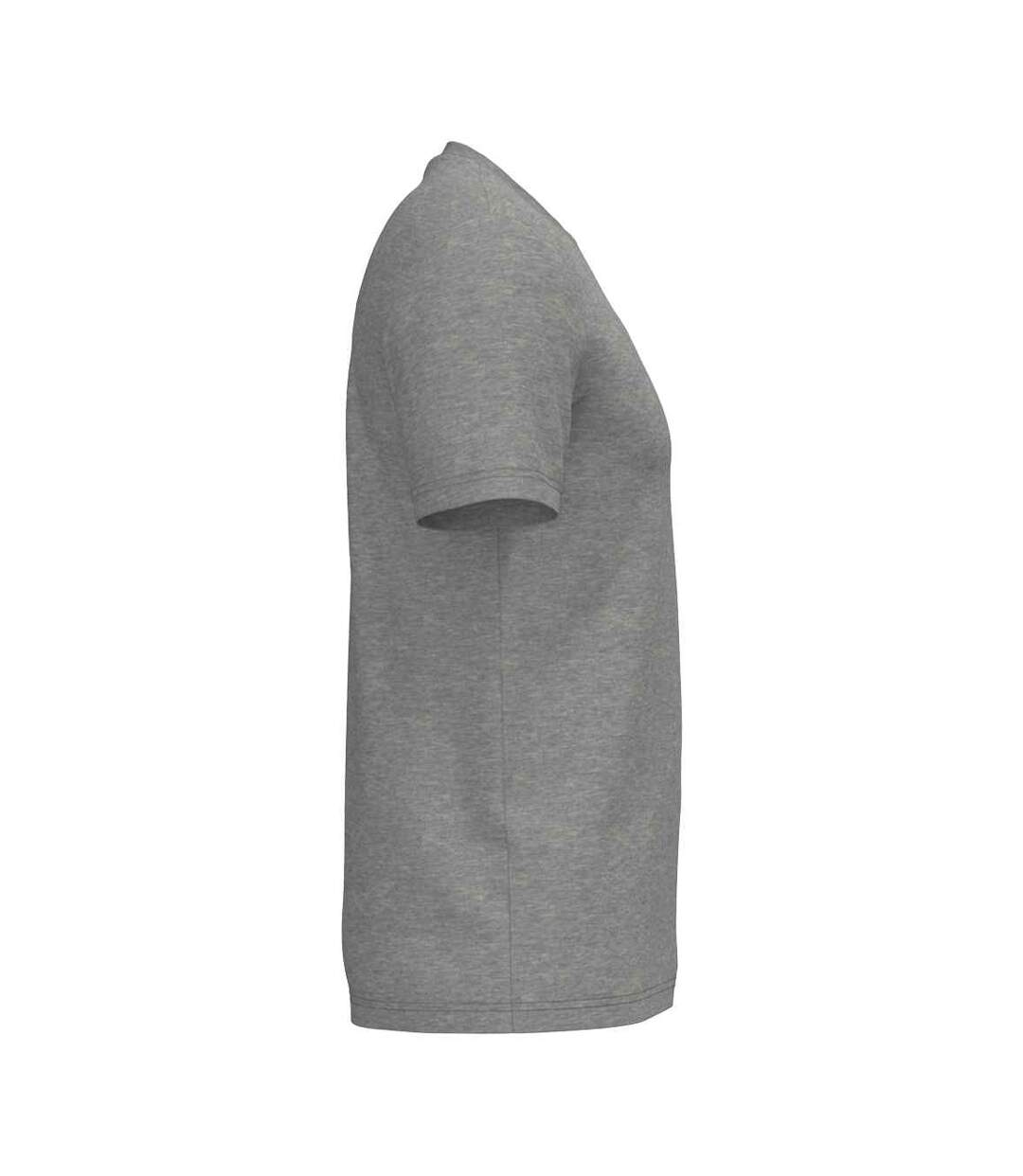 T-shirt Adulte Gris Clair Chiné Native Spirit-3