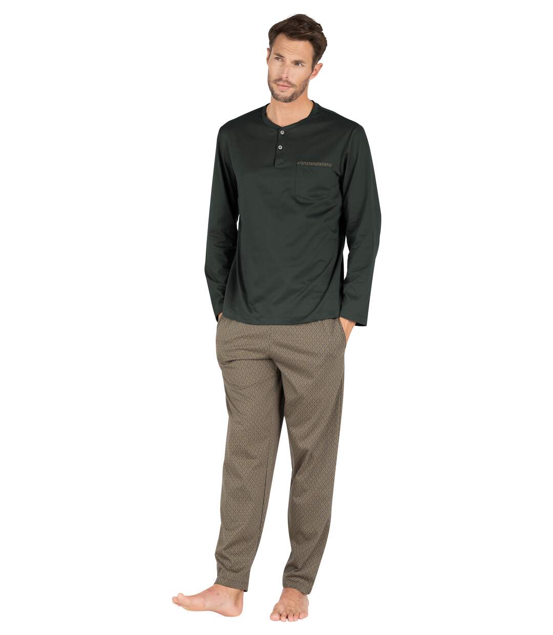 Pyjama long col T homme Édition Gold Eminence-5